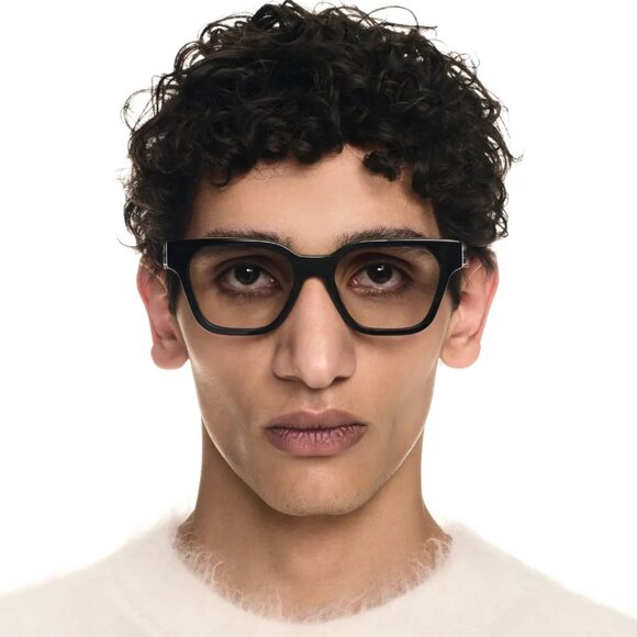 Off-White Men Eyeglasses Black Yellow Square OERJ07P STYLE 7P 1300 BRAND NEW - Picture 11 of 11